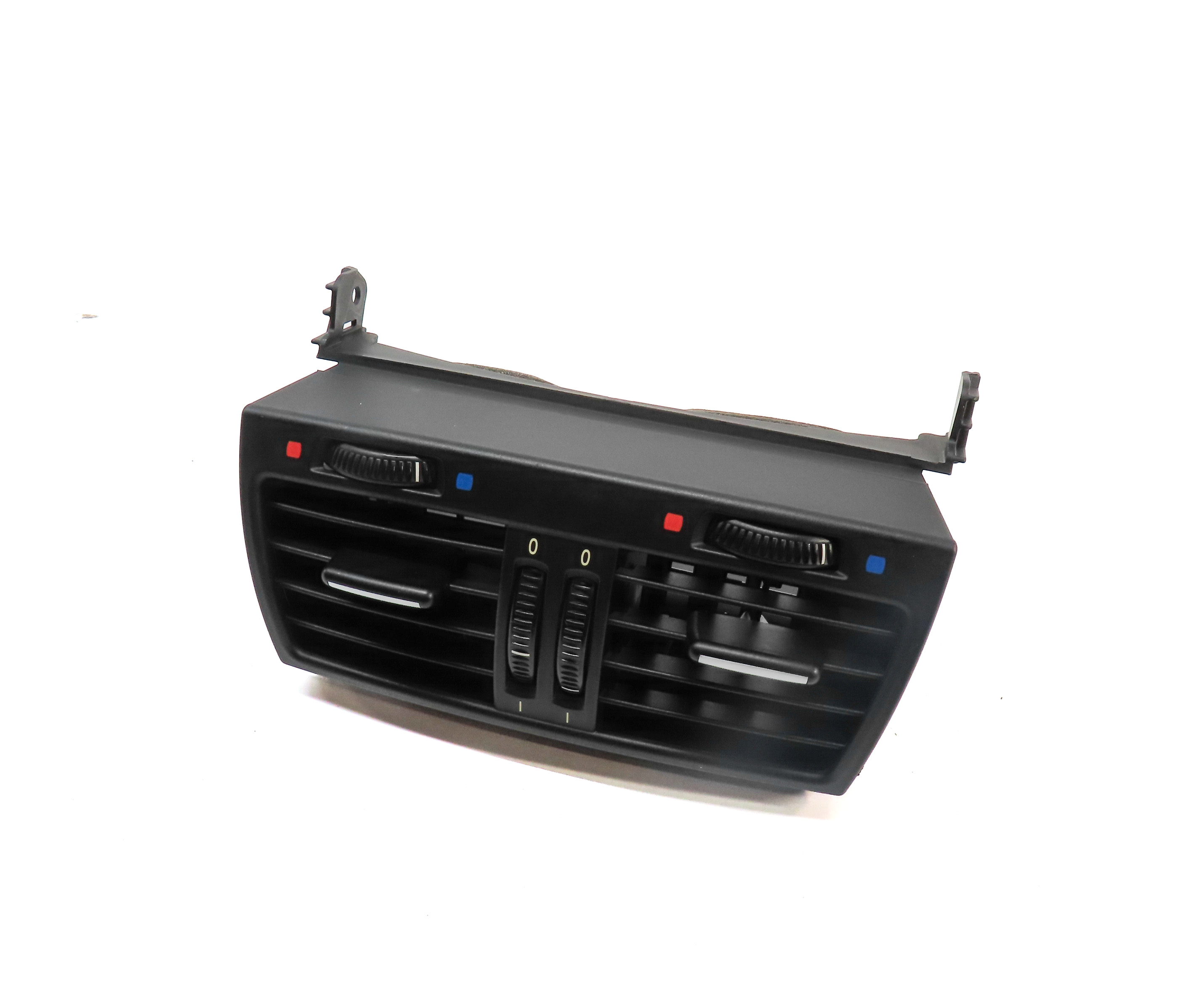2010 BMW X5 (E70) REAR CENTER CONSOLE HEAT AIR AC HVAC DUAL VENT (Black) — exact item pictured